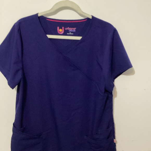 Urbane Tops - Urbane Ultimate Women’s Scrub Top Large Blue